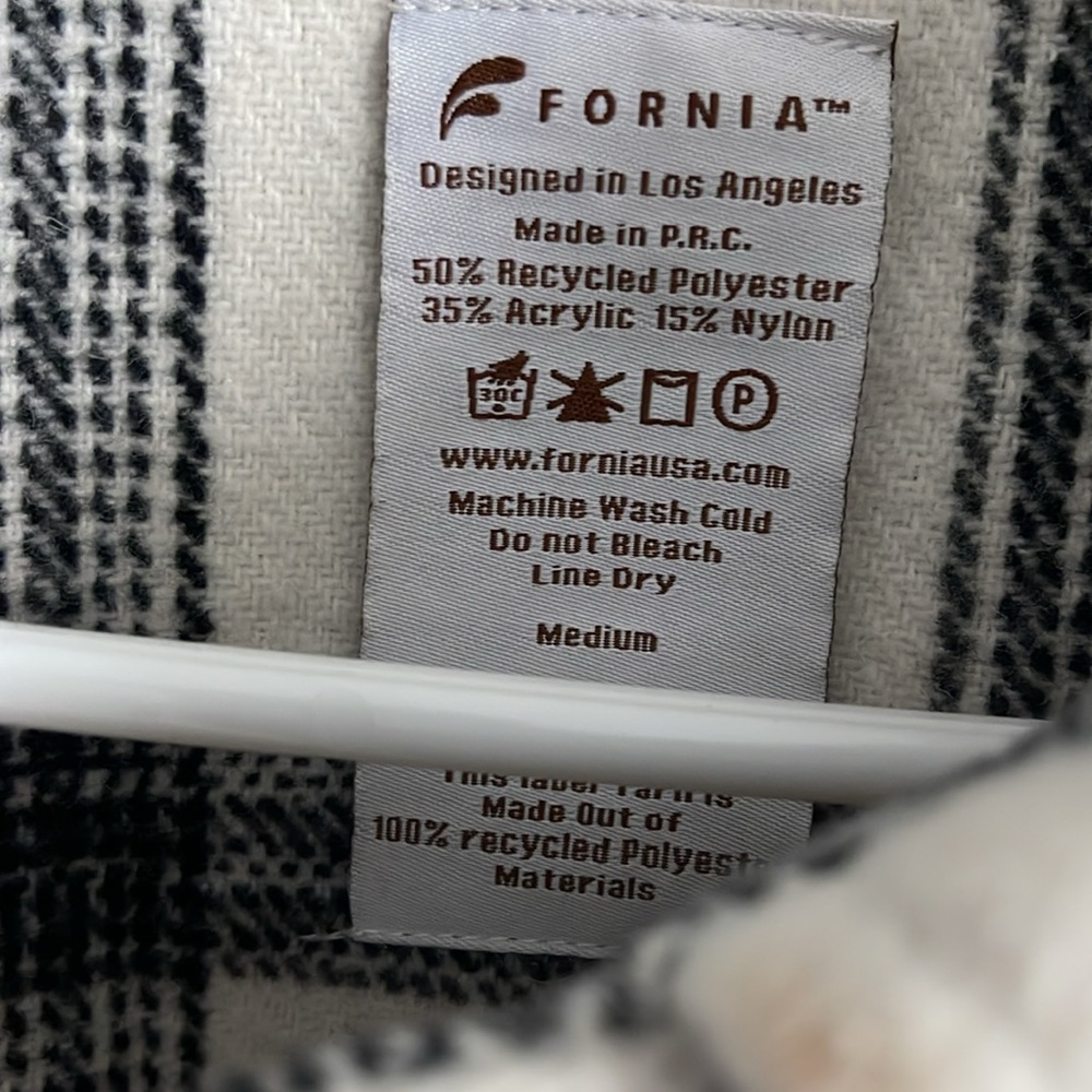 Flannel Button Coat - Picture 6 of 6